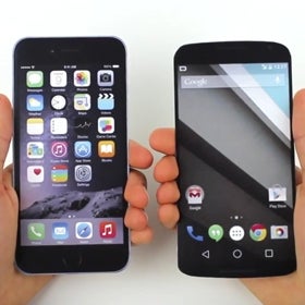 Google Nexus X (mock up) compared to other flagships on video: iPhone 6, Nexus 5, BlackBerry Passpor