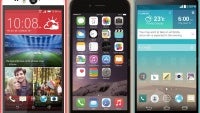 HTC Desire Eye vs Apple iPhone 6 vs LG G3: specs comparison