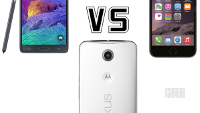 Google Nexus 6 vs Samsung Galaxy Note 4 vs Apple iPhone 6 Plus: specs comparison showdown