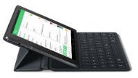 The official Nexus 9 keyboard case has a dedicated home and emoji keys