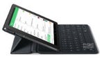 The official Nexus 9 keyboard case has a dedicated home and emoji keys