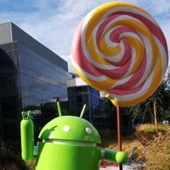 Giant Android 5.0 Lollipop statue lands at Google HQ