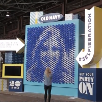 Turn your selfie into a public display of balloon art thanks to Old Navy