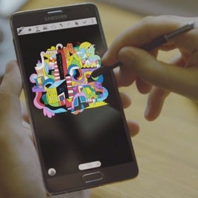 Samsung relies on real artists to promote the Galaxy Note 4 in latest videos