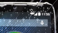 Not water-resistant like the Samsung Galaxy S5, the Motorola DROID Turbo is splash-resistant