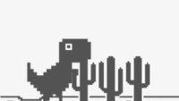 Google Chrome Easter Egg T-Rex Mini Game