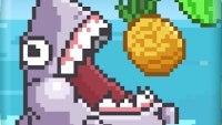 Glory to the absurd - Salad Shark lets you play a vegan shark