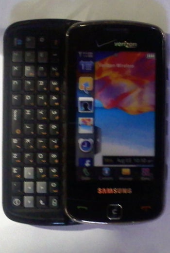 Spy pics of the new Samsung Rogue U960