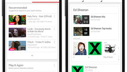 Google updates its Android and iOS YouTube apps with a new Music tab ...