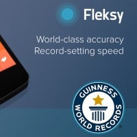 Fleksy keyboard app bests its own Guiness record for fast touch-screen typing, price reduced by half