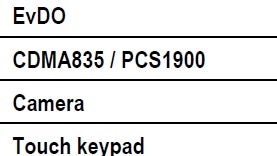 LG Chocolate Touch VX8575 listed on the FCC site