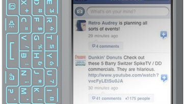 Motorola customizing Android with webOS style Blur?