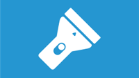 Windows Phone Store has the "Perfect Flashlight" app
