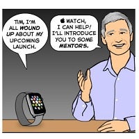 Humor: Apple Watch gets a pre-launch pep-talk