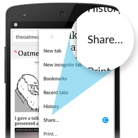 How to quickly share links from your Android phone to desktop