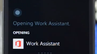 Closed Work Assistant app appears on video starring Cortana