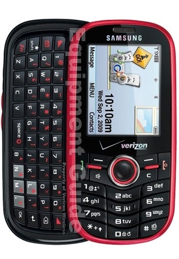 Exclusive images of the Samsung Intensity U450 for Verizon