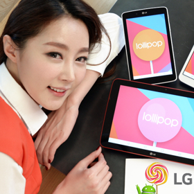 LG starts rolling out Android Lollipop updates for its G Pad tablets