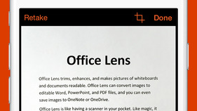 Microsoft Office Lens can turn your iPhone or Android handset into a powerful pocket scanner
