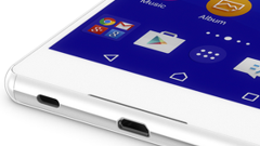Another Sony Xperia Z4 render shows up, larger front-facing speakers visible