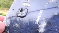 Samsung Galaxy S6 gets run over by a Tesla Model S in extreme durability test