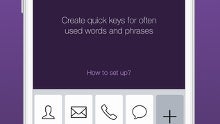 OftenType for iOS lets you use shortcut buttons for commonly used phrases while typing