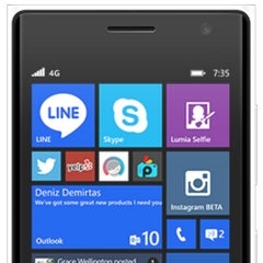 Microsoft has apparently removed Nokia's logo from the Lumia 735 before its US launch