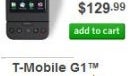 T-Mobile G1 getting its price dropped down to $129.99