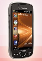 Samsung Omnia II pictured for Verizon