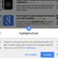 How To Turn Touch To Search For Chrome On Or Off Android Phonearena