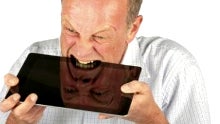 Russian man tries to eat his tablet to a disastrous effect
