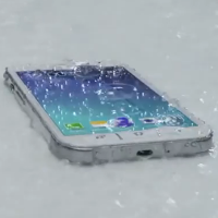 AT&T's ad for the Samsung Galaxy S6 Active shows the phone going through a "life simulator"