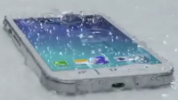 AT&T's ad for the Samsung Galaxy S6 Active shows the phone going through a "life simulator"