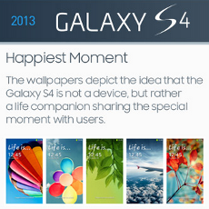 Wallpaper evolution: Samsung outs infographic of the 'iconic' Galaxy S line backgrounds