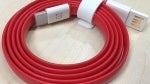 Accessory porn - the OnePlus Two's USB Type-C cable looks smoking in red