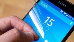 The Sony Xperia Z3+ comes with a display protector out of the box