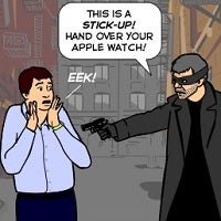 Humor: How technology is really helping thwart smartphone and wearable theft