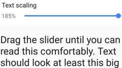 Android: how to change default text size in Chrome