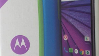 Photos reveal box for the third-generation Motorola Moto G; model shown has 16GB of memory