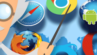 Infographic shows the mobile browsers employed the most in various countries