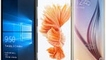 Microsoft Lumia 950 vs Apple iPhone 6 vs Samsung Galaxy S6: specs comparison
