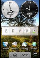 Pictures reveal the interface of the Acer Liquid