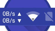 How to show your current network speed in the Android status bar without root
