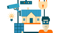 Infographic - 10 great and free home security apps recommended by a specialist in the field