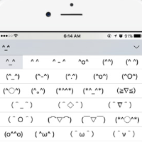 Open the hidden emoticon keyboard on your iPhone or iPad