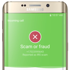 Samsung Galaxy S7 and S7 edge feature spam detection and caller identification services from Whitepa