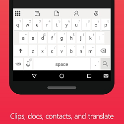 Microsoft's Hub Keyboard for Android puts document and contact info ...