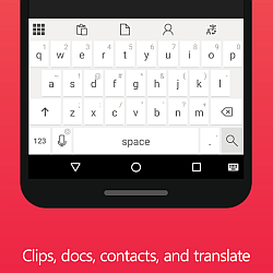 Microsoft's Hub Keyboard for Android puts document and contact info sharing at your fingertips