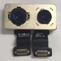 Various images of the dual camera module for the Apple iPhone 7 Plus surface