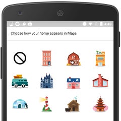 Google Maps for Android updated with custom location stickers